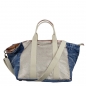 Preview: ITAL. LARGE SHOPPER JEANS BAG WITH PAIRED AND LEATHER MIX SHJ 309